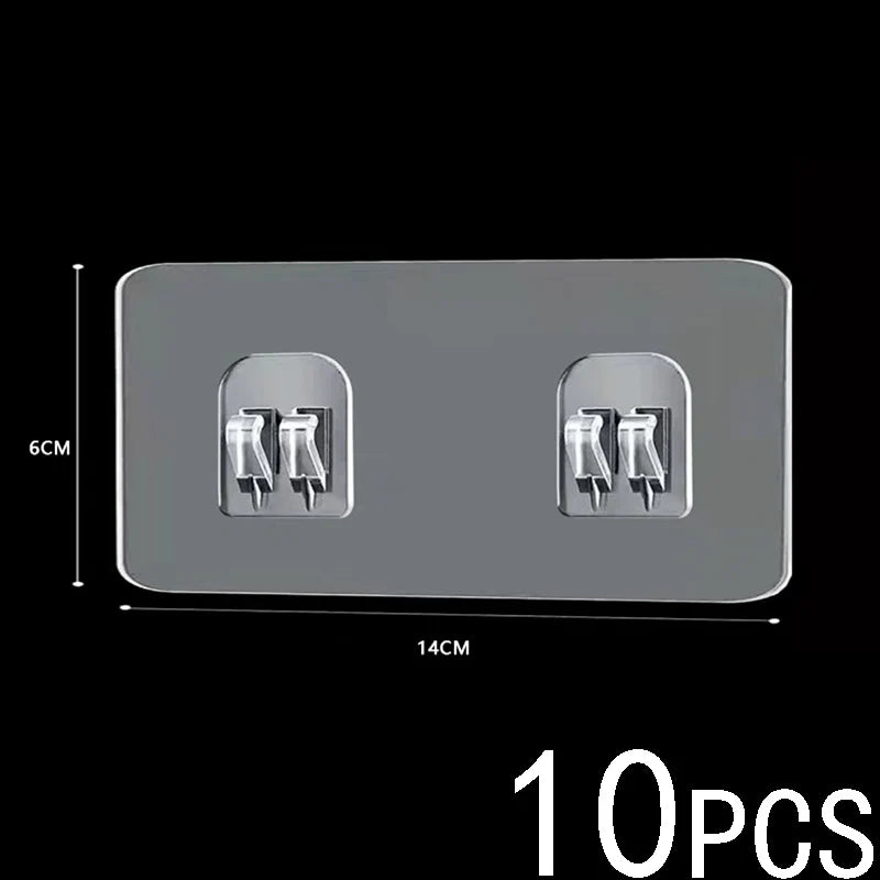 Waterproof Strong Adhesive Hook Shelf Sticker for Bathroom Kitchen Wall