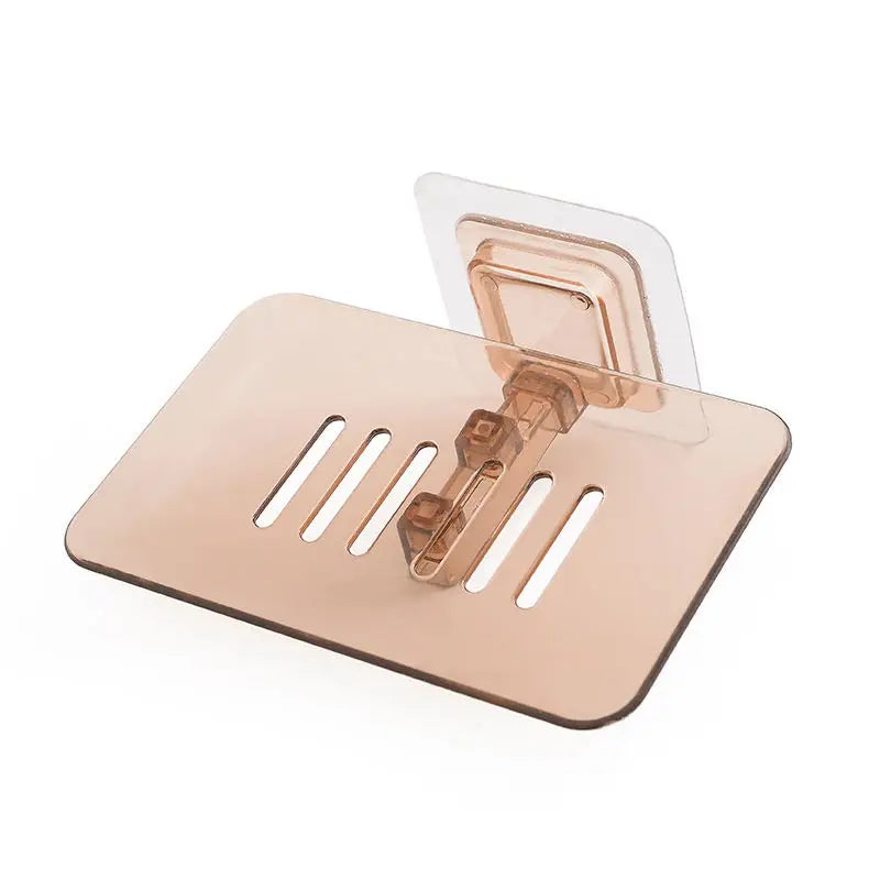 Soap Rack No Drilling Wall Mounted Double Layer Soap Holder