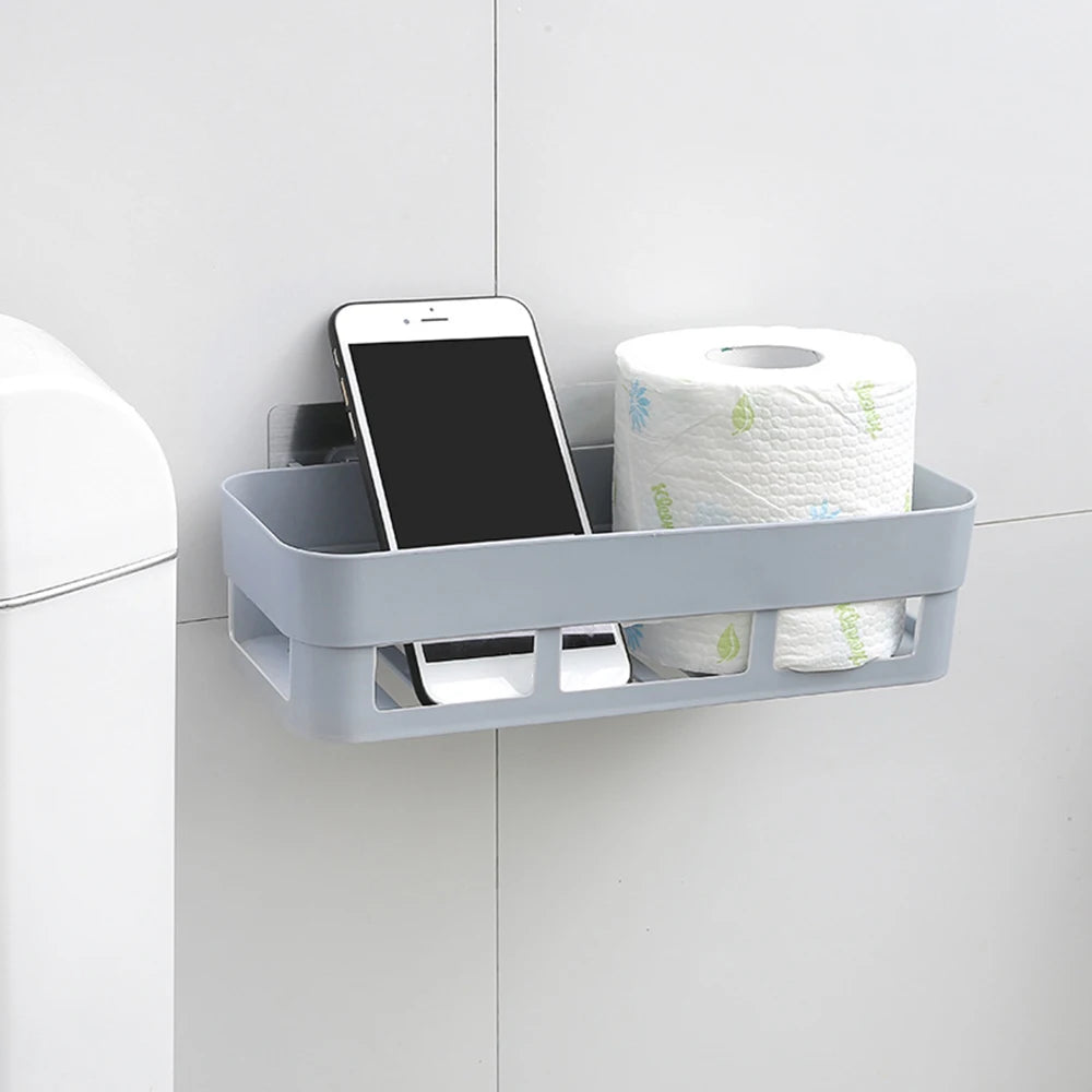 Hot Sale Adhesive Storage Rack Bathroom Accessories Corner Shower