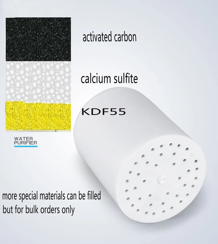 Chemical-free shower filter/Shower Head