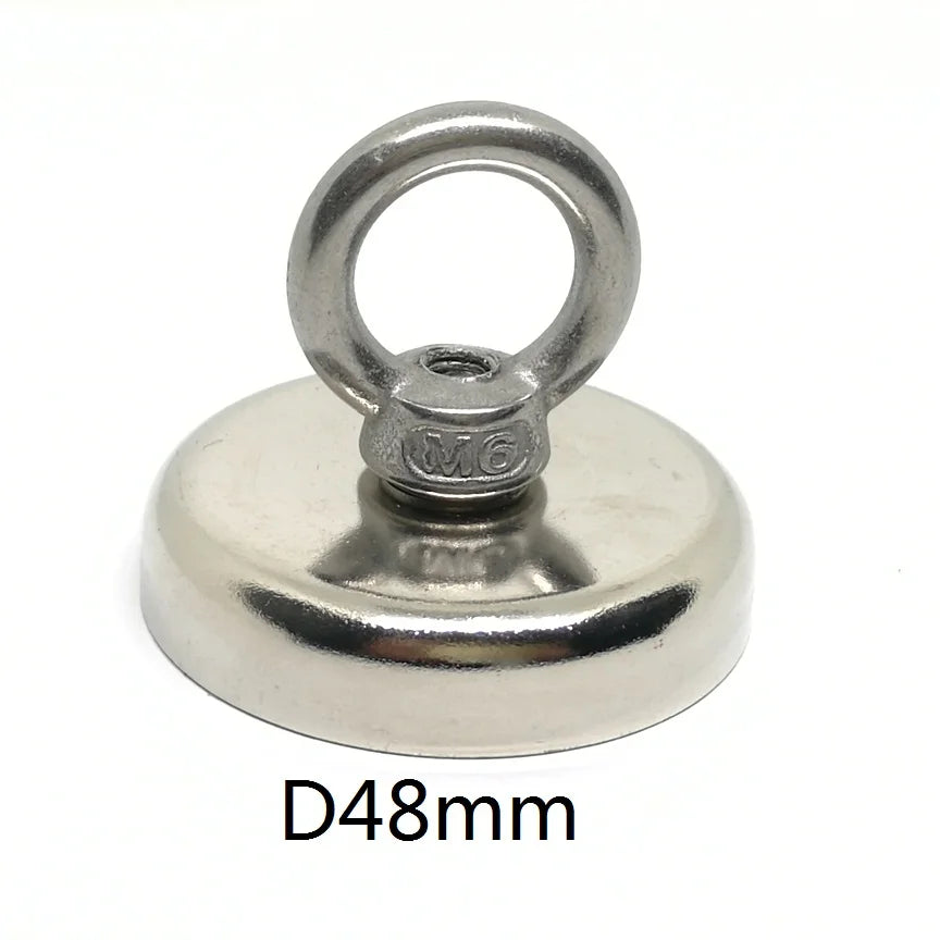 N42 Strong Neodymium Salvage Magnet Dia 16mm-60mm