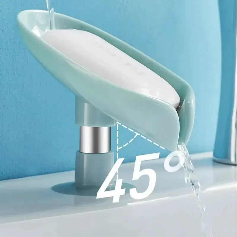 2pcs Drain Soap Holder Soap Box, Tray Drying for Shower Sponge Container Kitchen, Bathroom