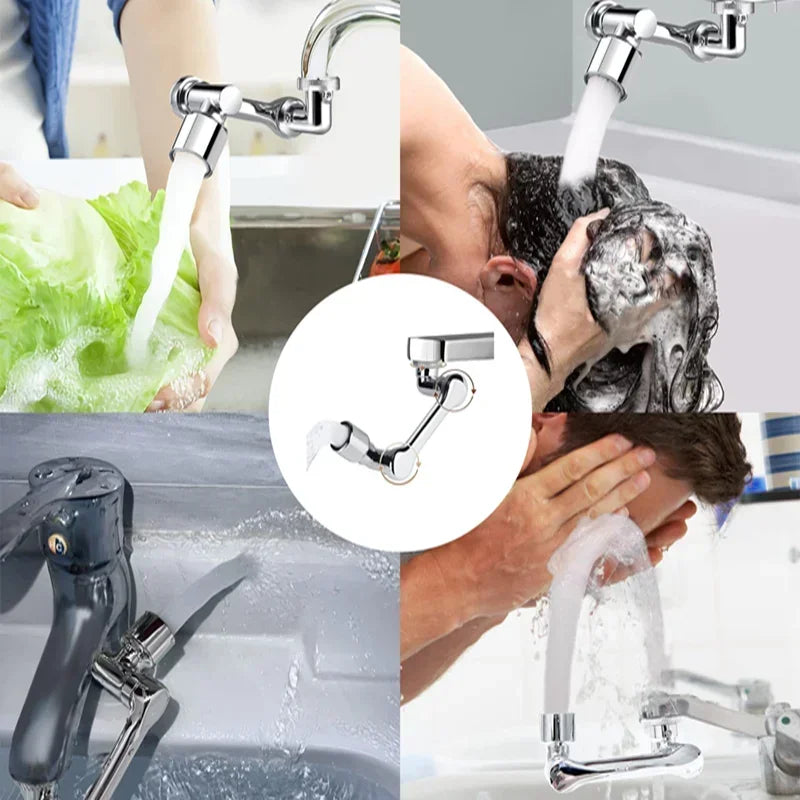 Multifunction 1080° Rotation Faucet Sprayer Head 22/24mm Kitchen Tap Tools