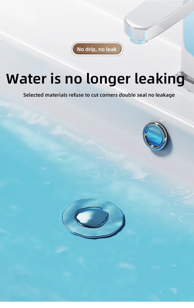 1PCS Washbasin Leak Plug, Stainless Steel