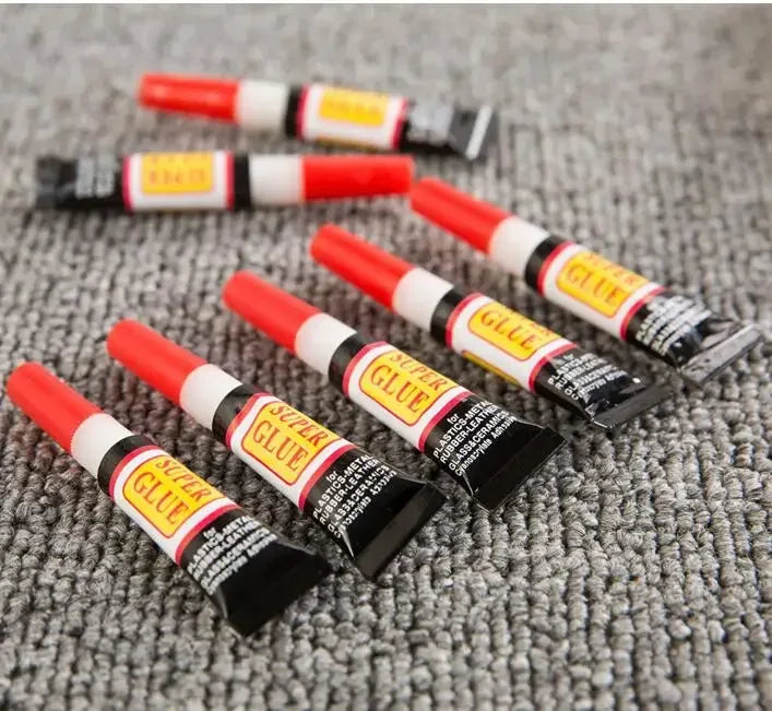3/12 Pcs Epoxy Resin Super Glue Liquids Tube 502 Thermal Paste Shoe Repair Plastic Metal Superglue Strong Adhesive Uv Home