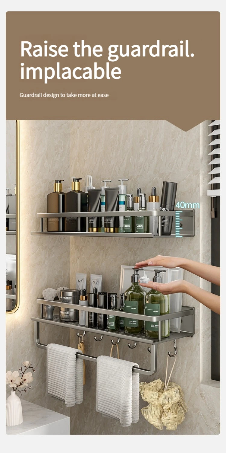 bathroom rack bathroom shelf toilet space aluminum hanging
