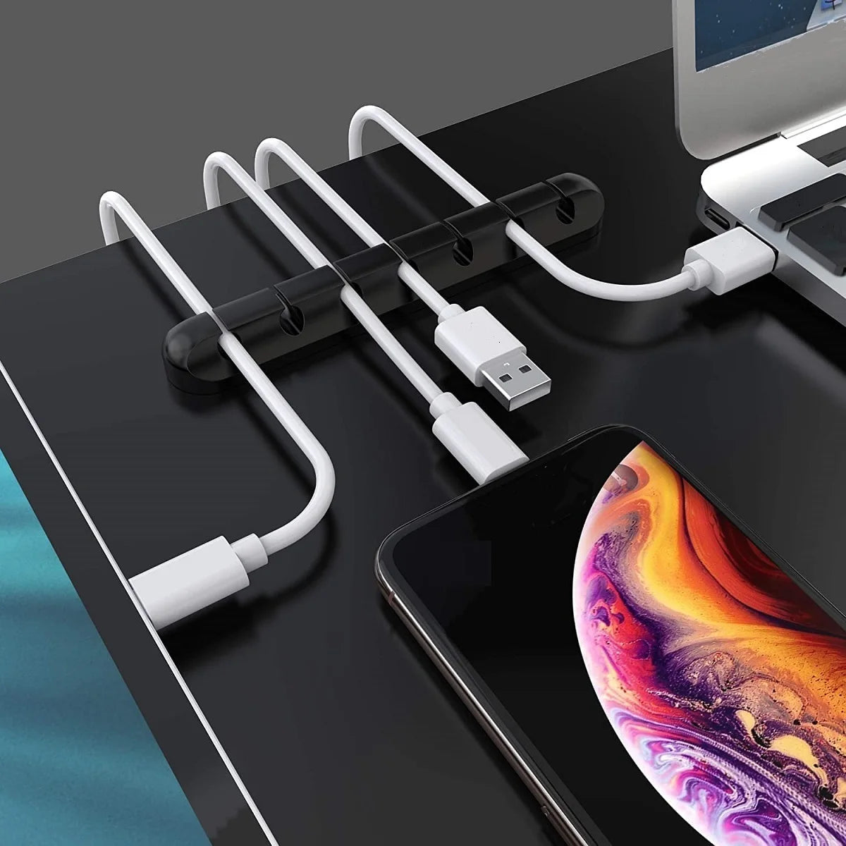 Silicone USB Cable Winder Desktop