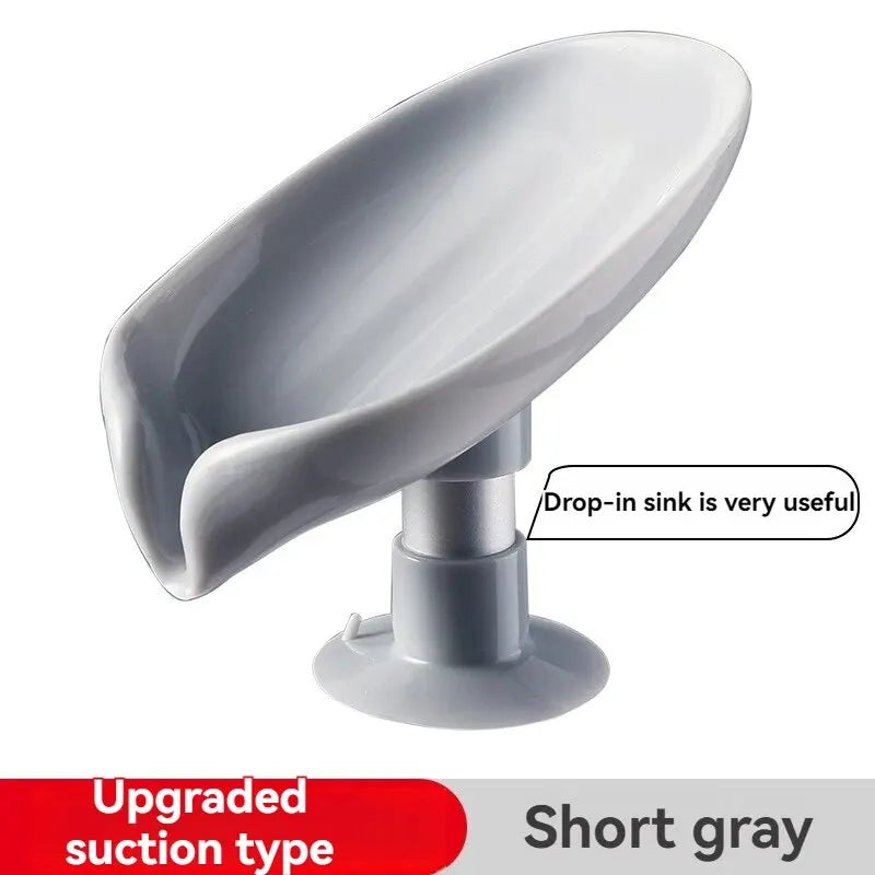 2pcs Drain Soap Holder Soap Box, Tray Drying for Shower Sponge Container Kitchen, Bathroom