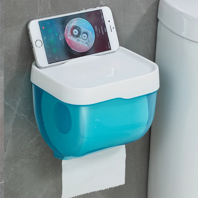 Waterproof Wall Mount Toilet Paper Holder