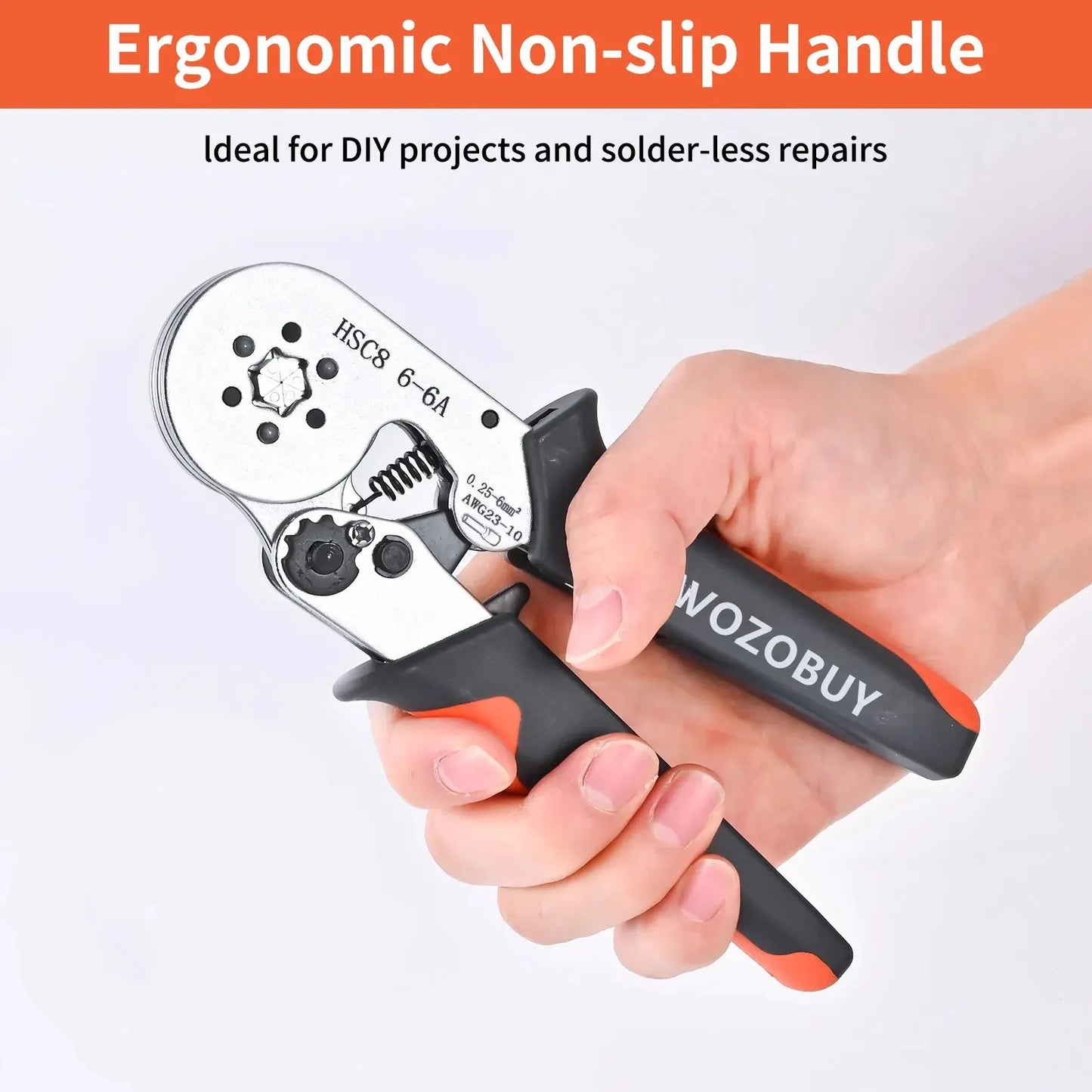 Mini Electrical Pliers HSC8 6-4/6-6(0.25-10mm²/0.25-6mm²)