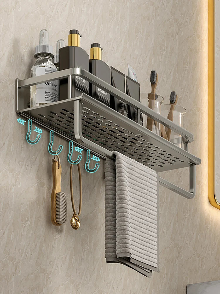 bathroom rack bathroom shelf toilet space aluminum hanging