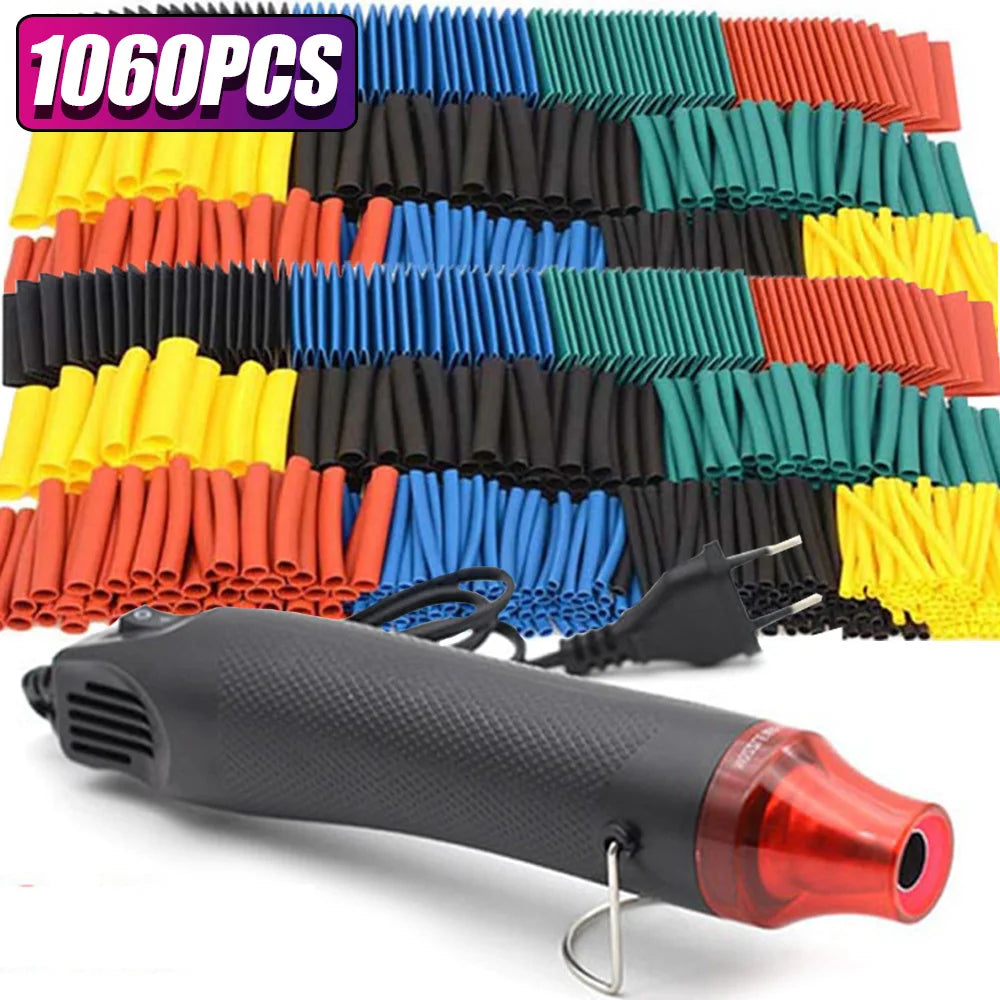 1060/530/127PCS Heat Shrink Tubing kit 2:1 Shrinkable