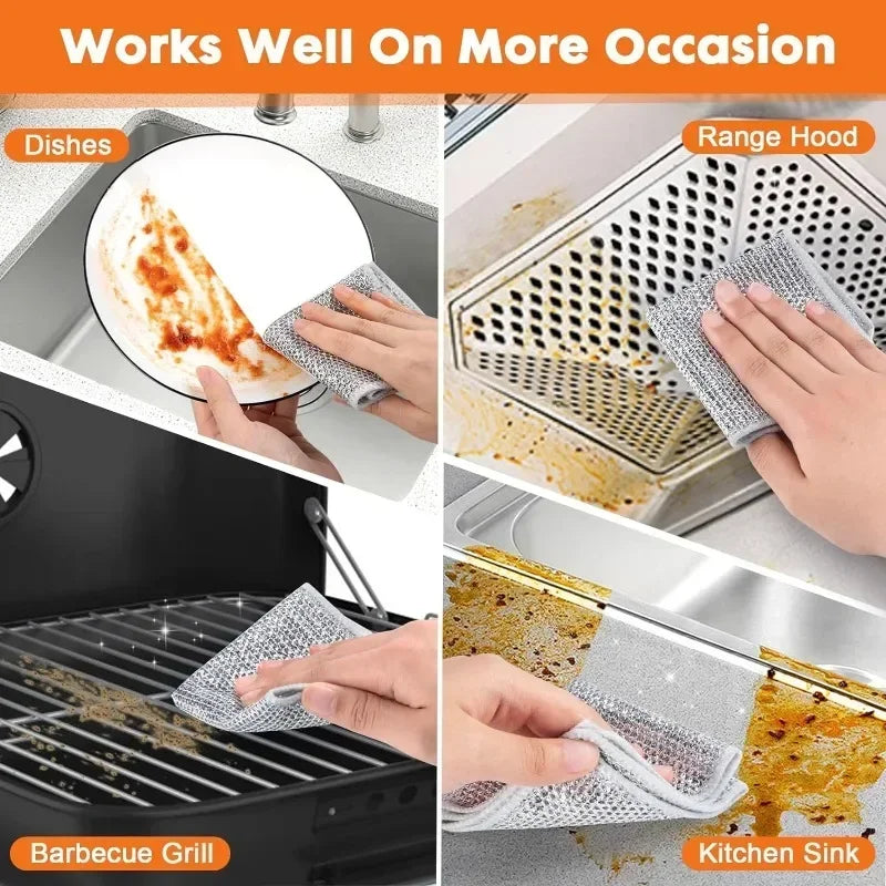 Wholesale Metal Steel Wire Rags Cloth Home Kitchen