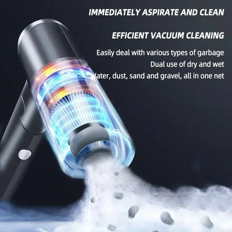 Cleaner Wireless Vacuum Use for Home and Car 120W High Power Powerful Vacuum Cleaner