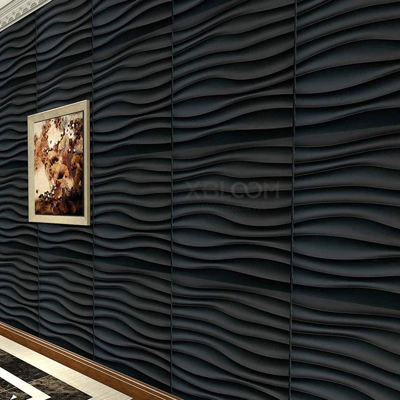 30cm Decorative 3D Wall Panel wave Diamond Design
