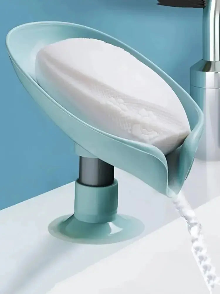 2pcs Drain Soap Holder Soap Box, Tray Drying for Shower Sponge Container Kitchen, Bathroom