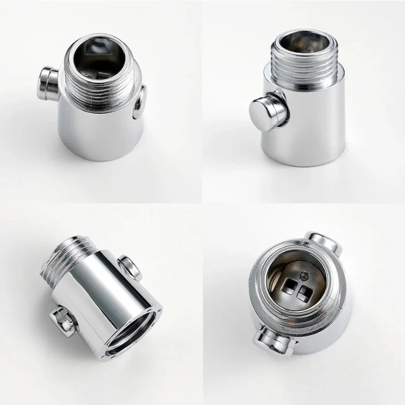 ABS Shower Head Arm Diverter Valve Bidet Sprayer Water Separator Adapter Flow Regulator Stop Switch Bathroom Accessories