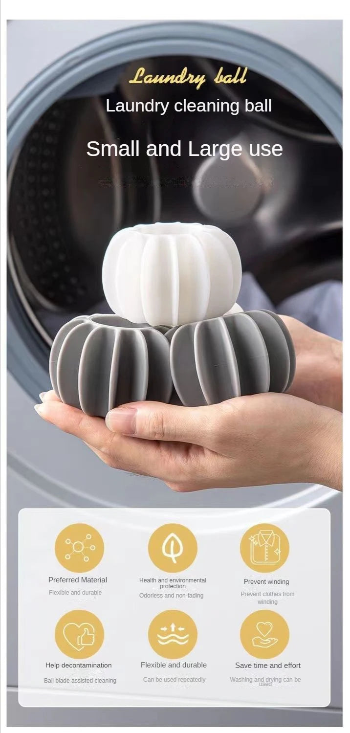 Laundry Ball Reusable Silicone Clothes Hair Cleaning Tools Pet Hair Remover .