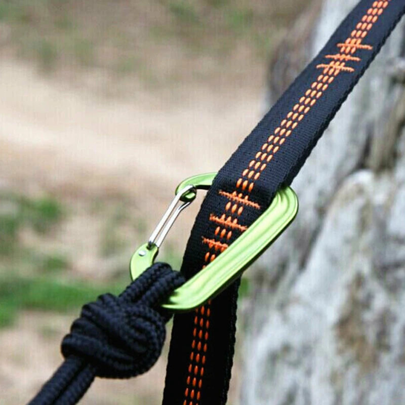 2Pcs High Bearing Capacity Hammock Straps 600lbs Breaking Strength Polyester