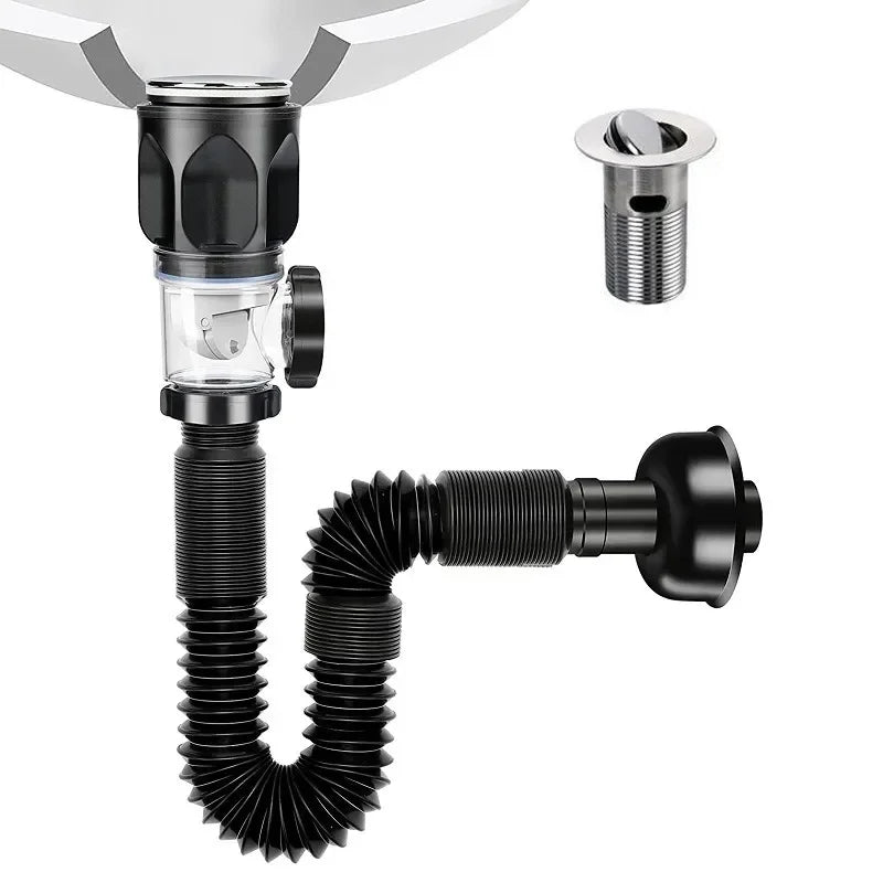 Sink Downpipe Basin Sink Cross Drain Downpipe Bathroom