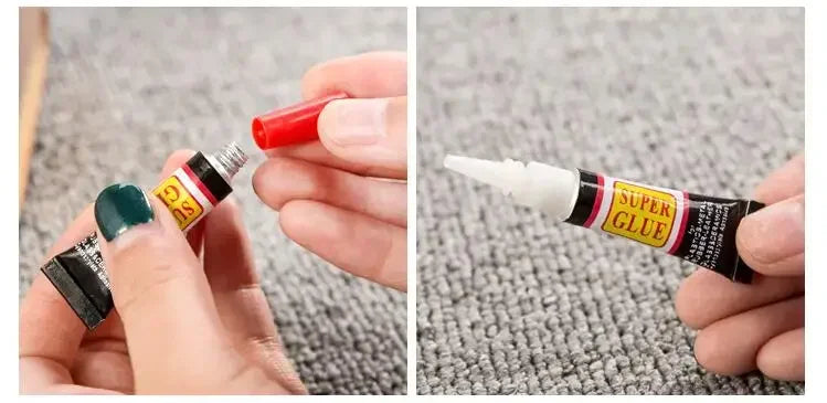3/12 Pcs Epoxy Resin Super Glue Liquids Tube 502 Thermal Paste Shoe Repair Plastic Metal Superglue Strong Adhesive Uv Home