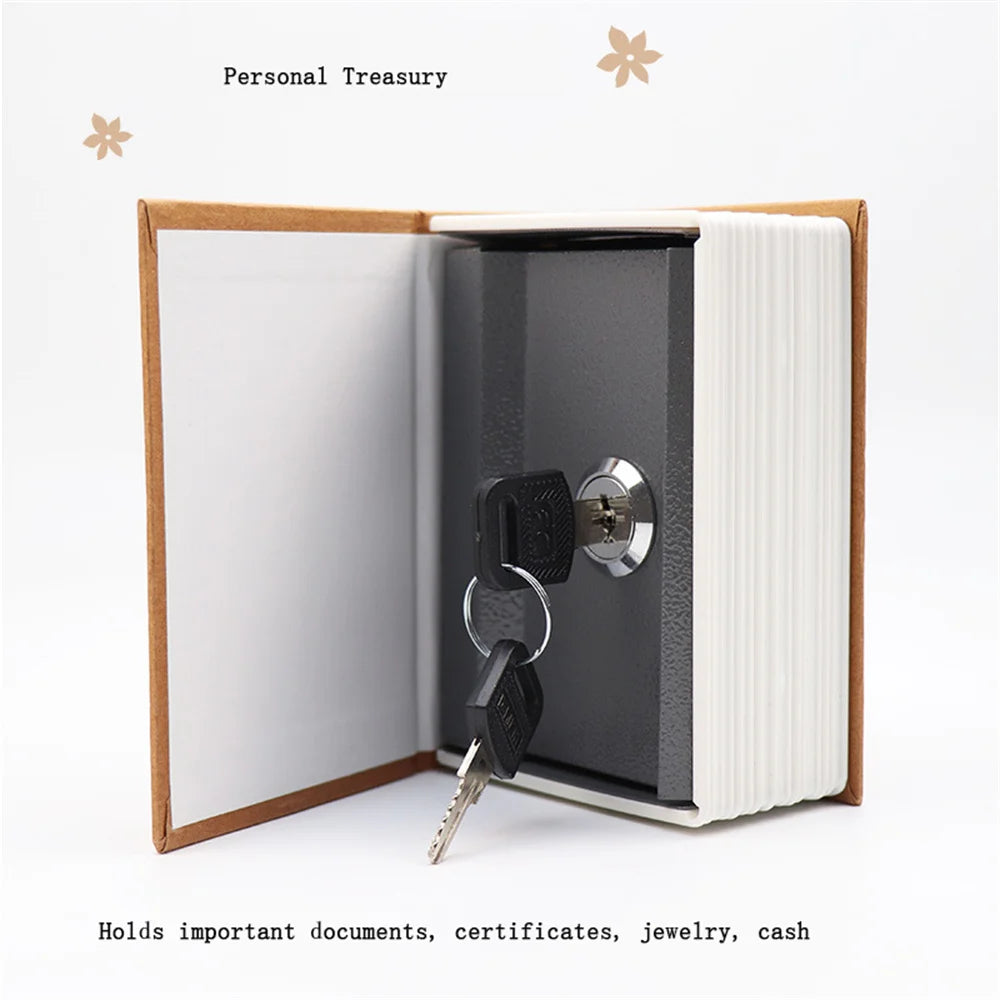 Mini Book Dictionary Safe Security Key Box