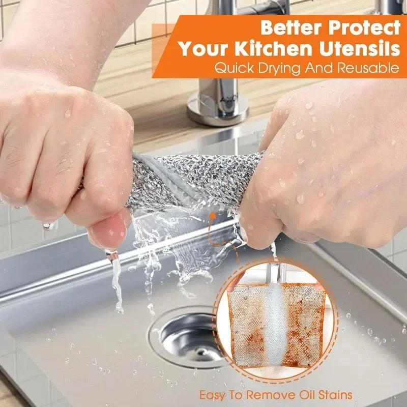 Wholesale Metal Steel Wire Rags Cloth Home Kitchen
