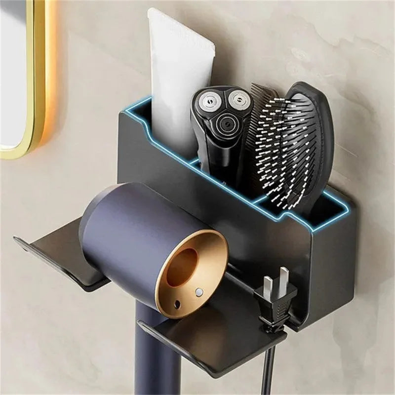 Hair Dryer Organizer Storage Bathroom Accessories