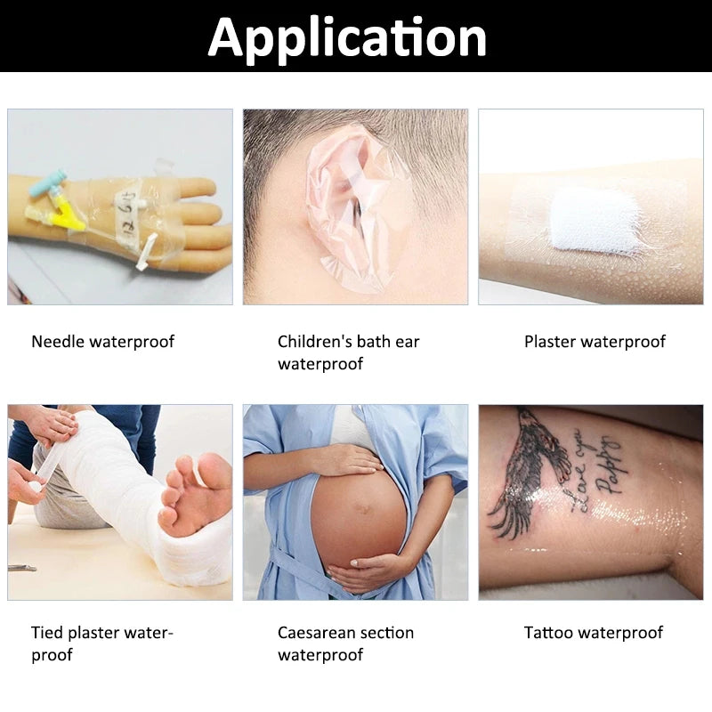 CARBOU Waterproof Film PU Tape for Aftercare Protective Skin Healing Tattoo Adhesive Bandages Repair