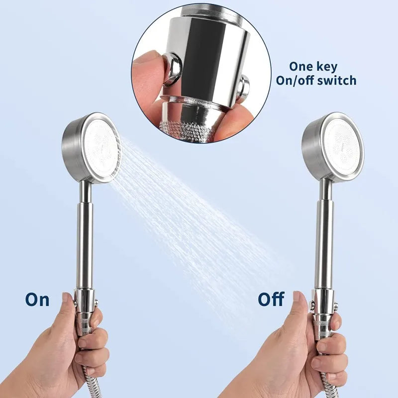ABS Shower Head Arm Diverter Valve Bidet Sprayer Water Separator Adapter Flow Regulator Stop Switch Bathroom Accessories