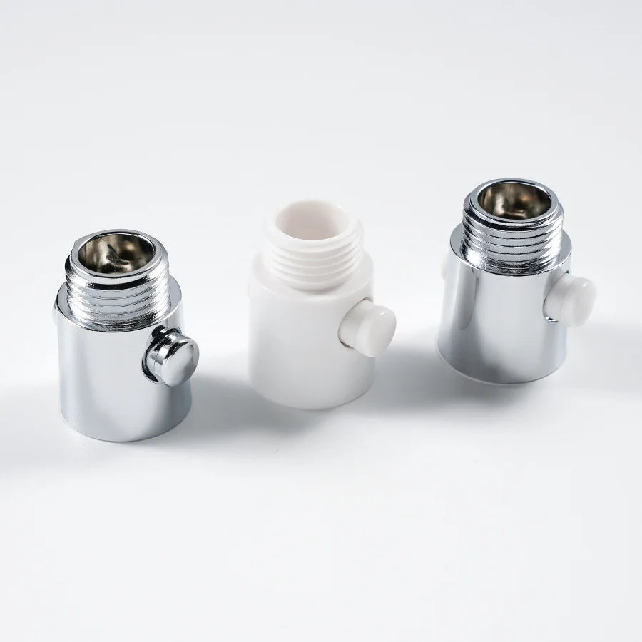 ABS Shower Head Arm Diverter Valve Bidet Sprayer Water Separator Adapter Flow Regulator Stop Switch Bathroom Accessories
