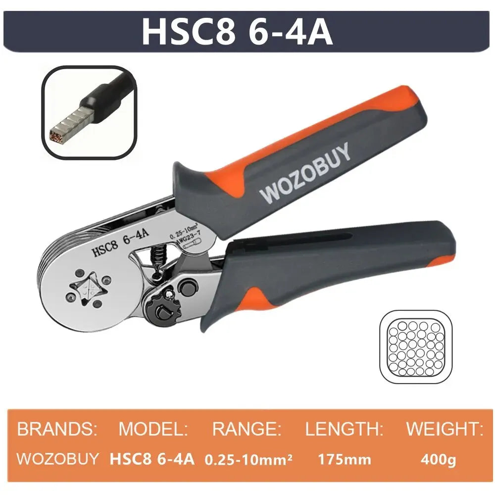 Mini Electrical Pliers HSC8 6-4/6-6(0.25-10mm²/0.25-6mm²)