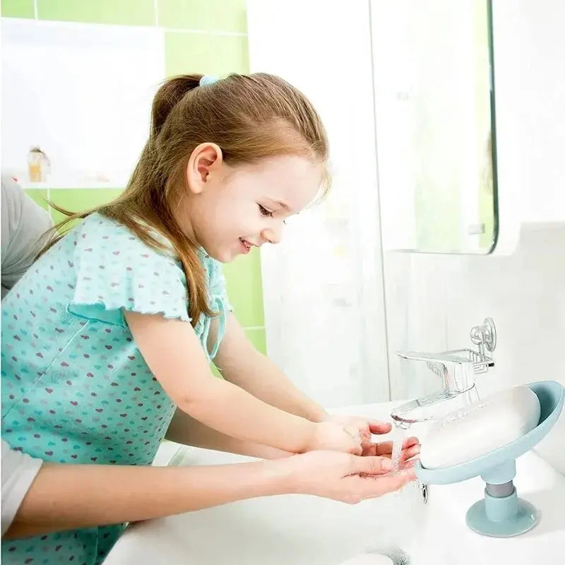 2pcs Drain Soap Holder Soap Box, Tray Drying for Shower Sponge Container Kitchen, Bathroom