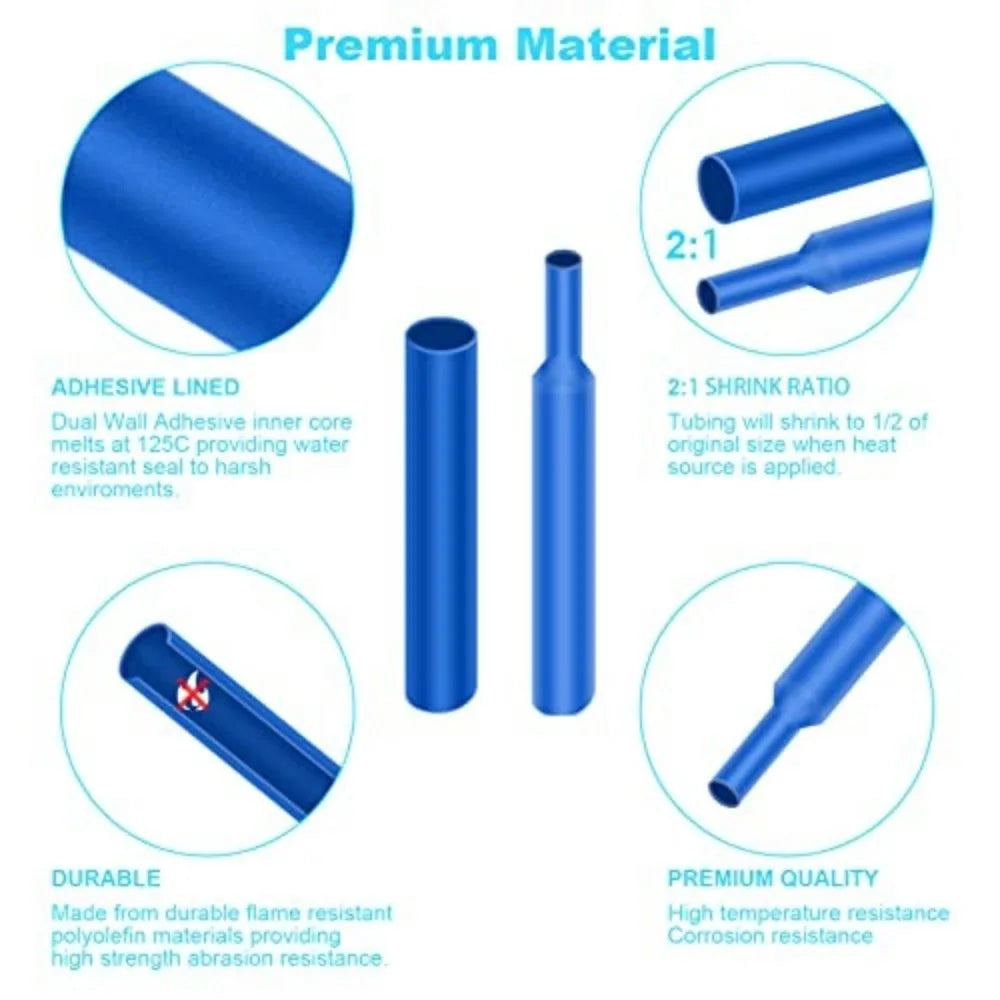 1060/530/127PCS Heat Shrink Tubing kit 2:1 Shrinkable
