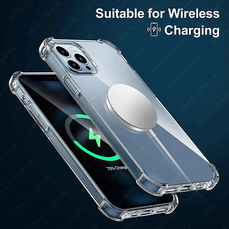 Luxury Shockproof Clear Phone Cases For iPhone