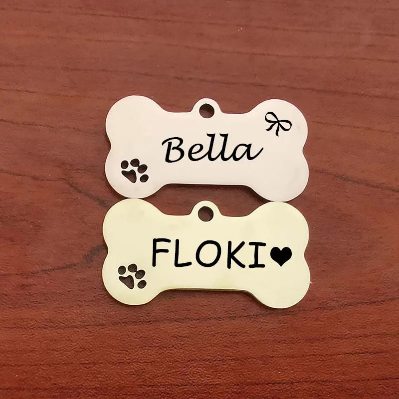 Pet ID Tag Personalized for Cat Puppy Dog Tag