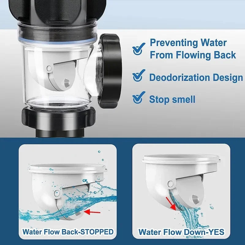 Sink Downpipe Basin Sink Cross Drain Downpipe Bathroom