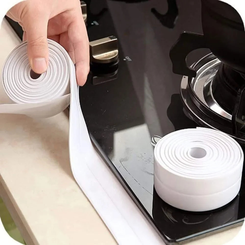 1 Roll PVC Sealing Tape For Bathroom Bath Toilet Kitchen