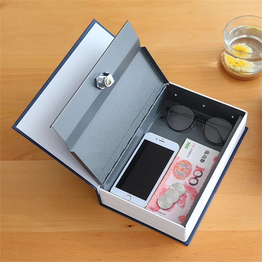 Mini Book Dictionary Safe Security Key Box