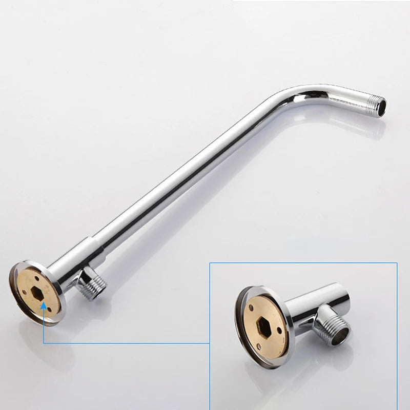 15-52cm Shower Head Extension Arm Wall Mounted Stainless Steel