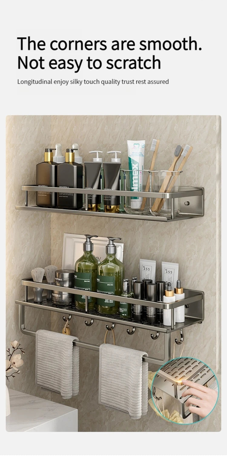 bathroom rack bathroom shelf toilet space aluminum hanging