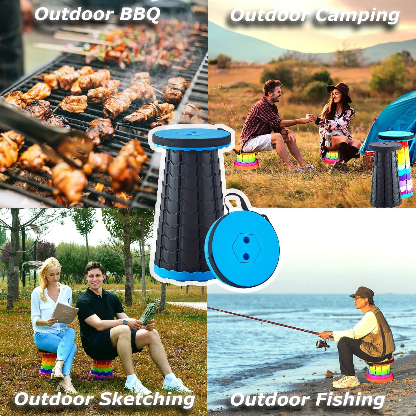 Folding Stool Outdoor Portable Chair, Fishing