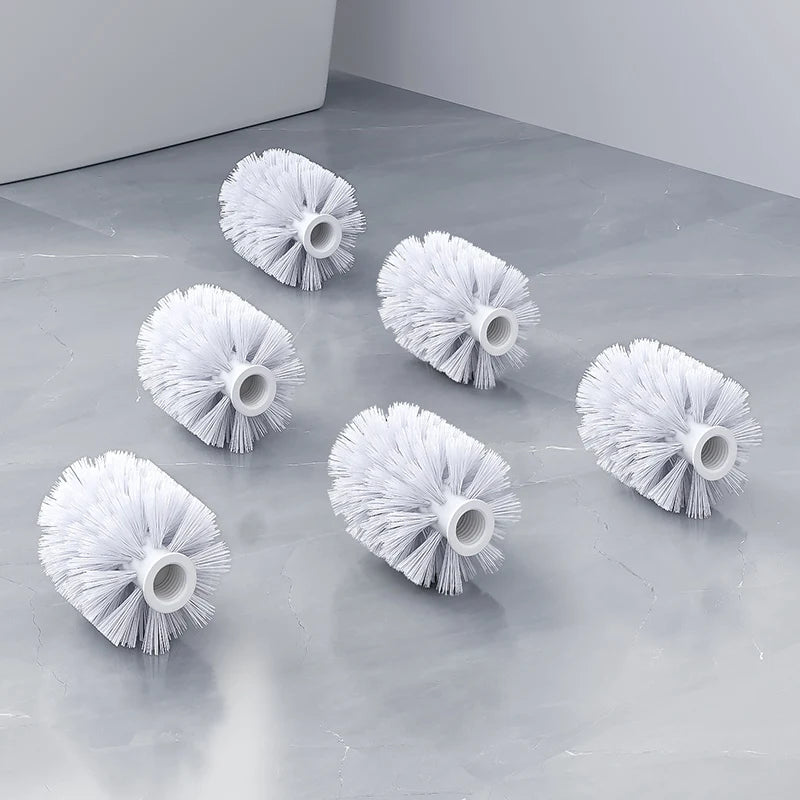 1 PC Replacement for Bathroom Cleaning Toilet Brush White and Black