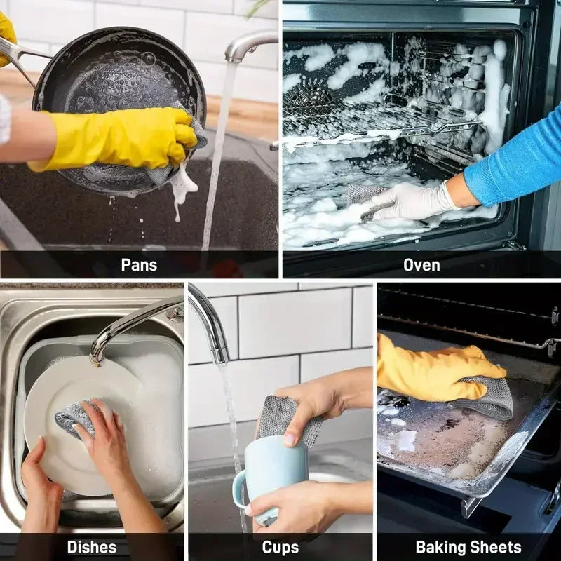 Wholesale Metal Steel Wire Rags Cloth Home Kitchen