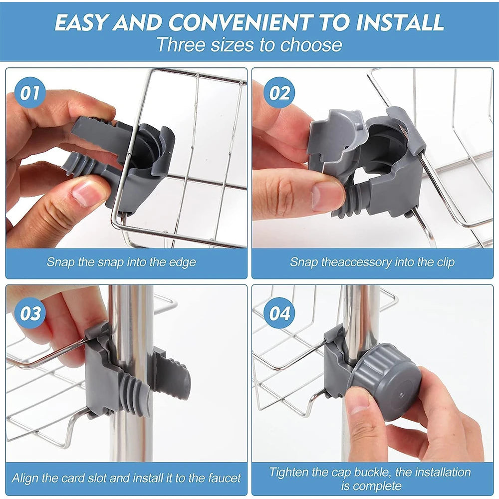Bathroom Shelves Shower Rack Aluminum Basket For Soap Bathroom