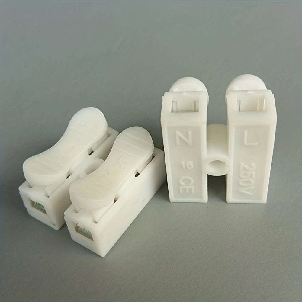 20pcs No Solding Welding Quick 2P Cable Wire Connector