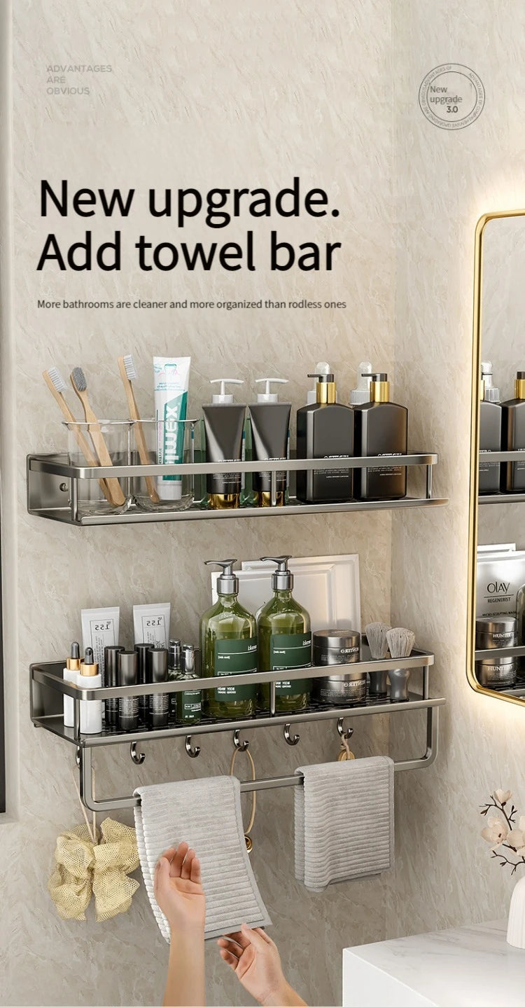 bathroom rack bathroom shelf toilet space aluminum hanging