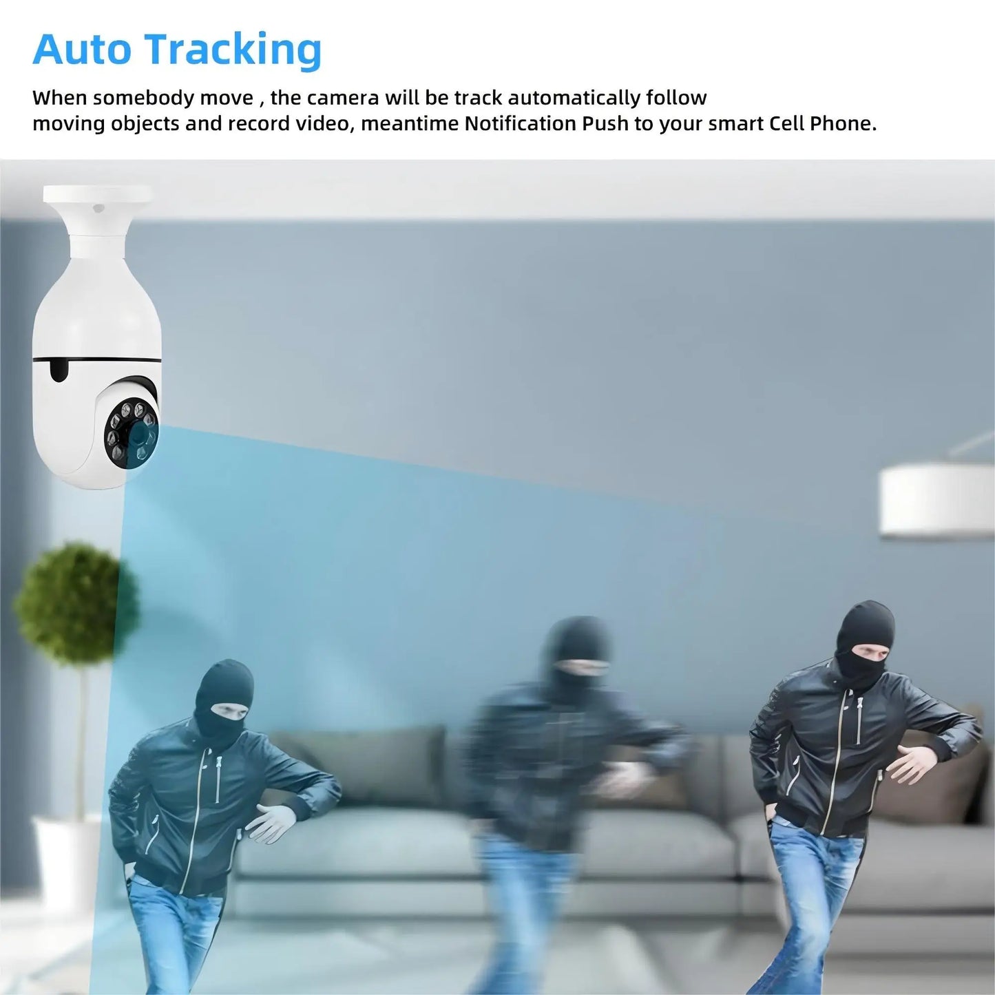 Wireless Surveillance Camera 4X Digital Zoom