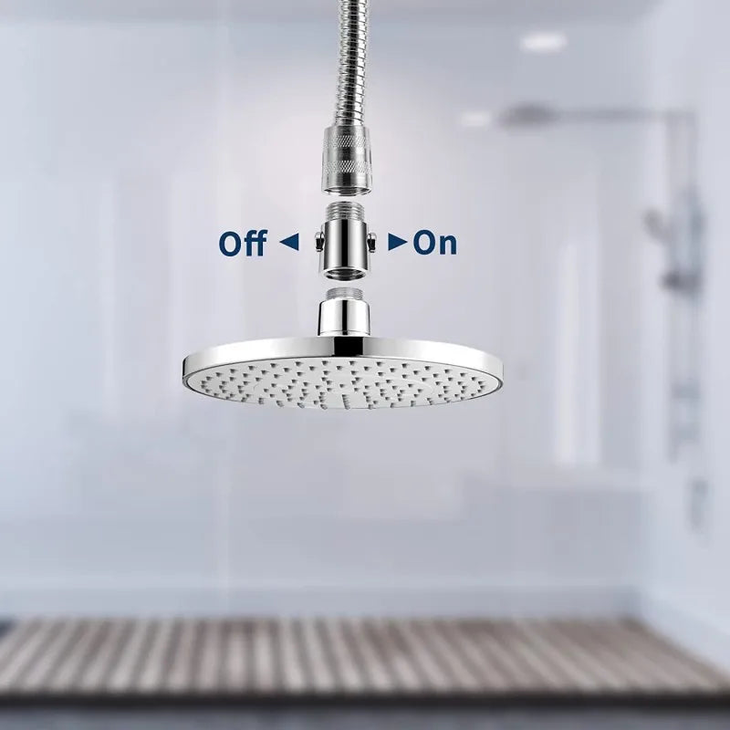 ABS Shower Head Arm Diverter Valve Bidet Sprayer Water Separator Adapter Flow Regulator Stop Switch Bathroom Accessories