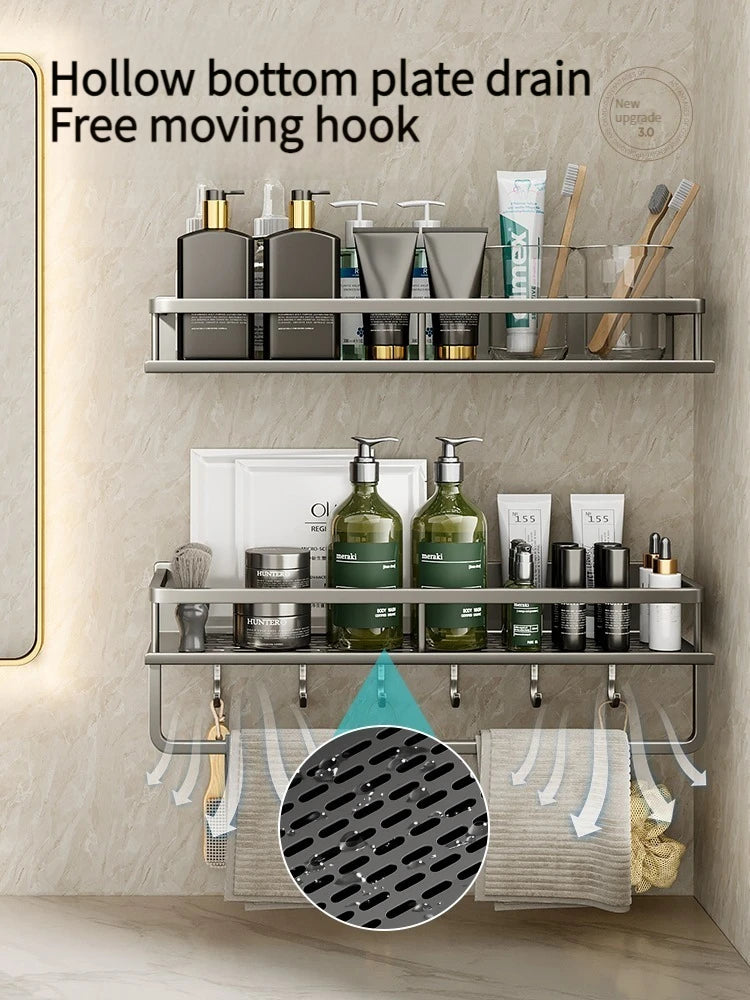 bathroom rack bathroom shelf toilet space aluminum hanging